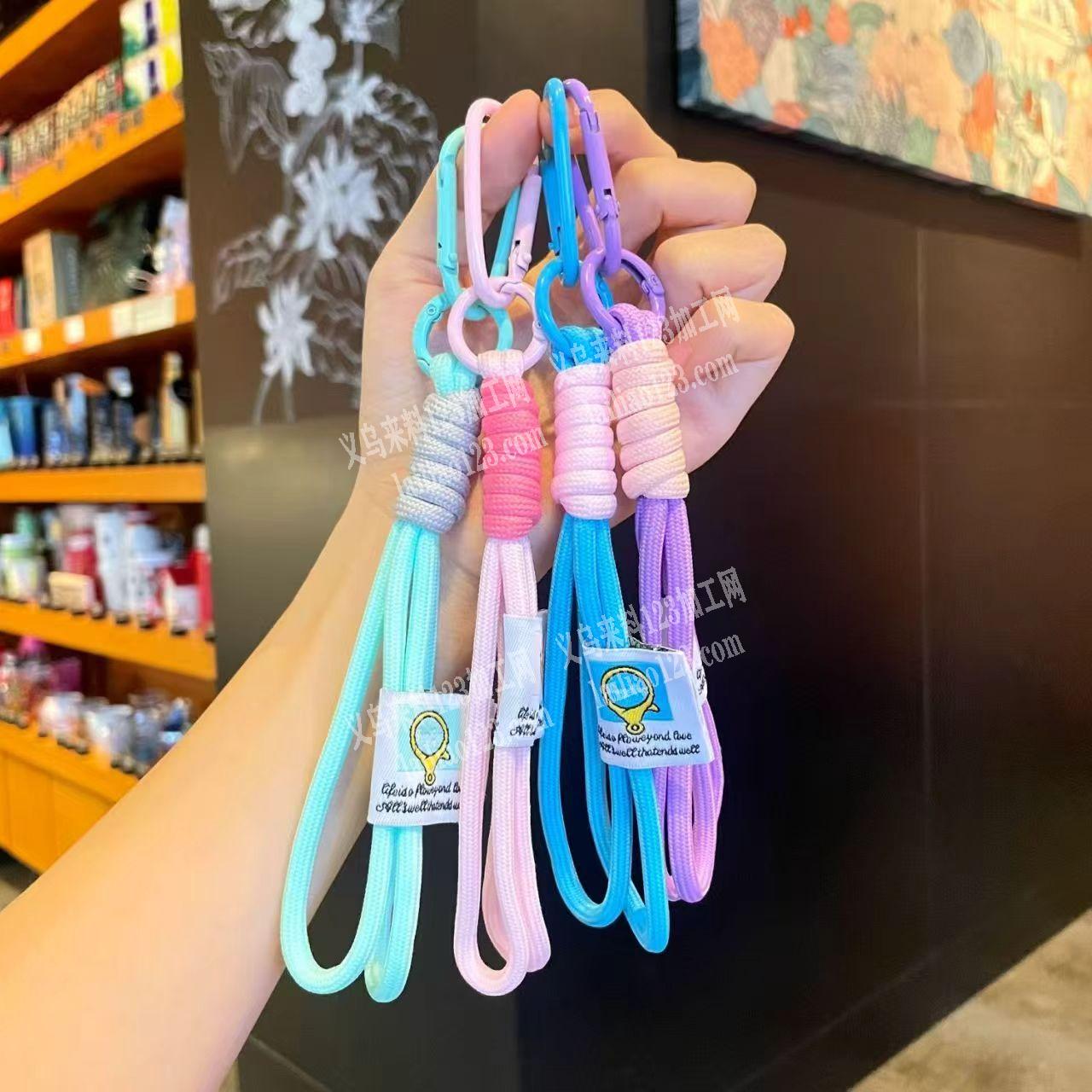 寻找手工编绳挂件挂绳成品工厂。，有订单，