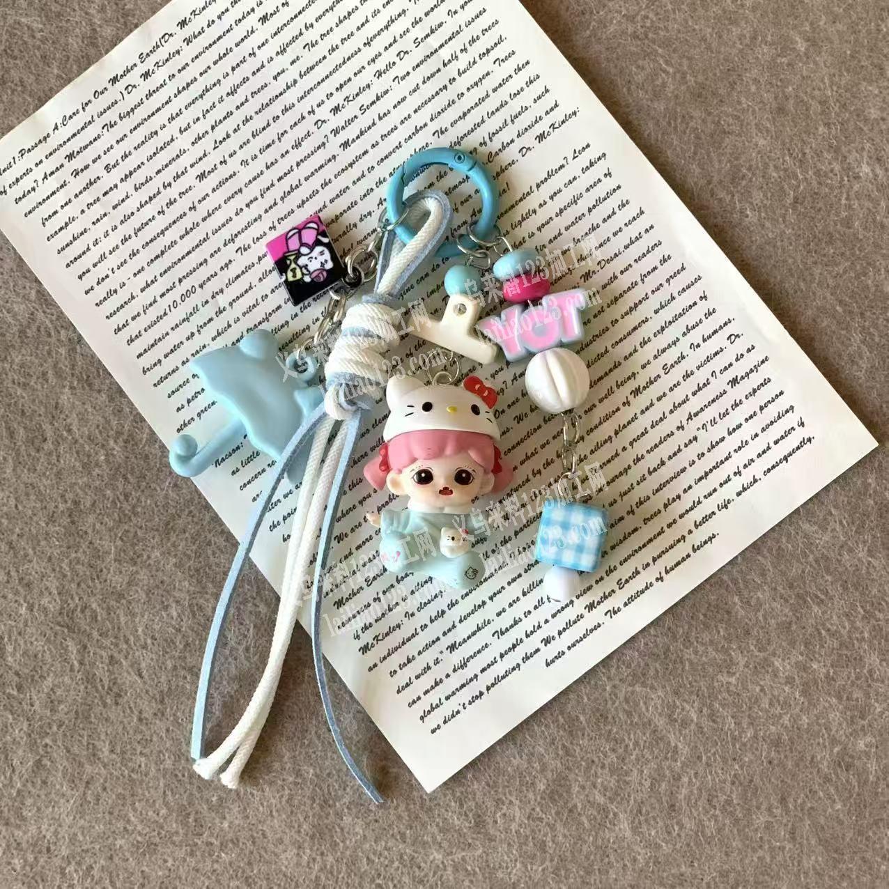 长期有【挂圈的手工活】手机链挂件|包挂饰