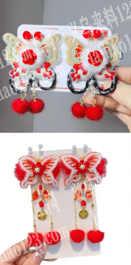 布艺儿童饰品成品订单，如图，寻找包工包料