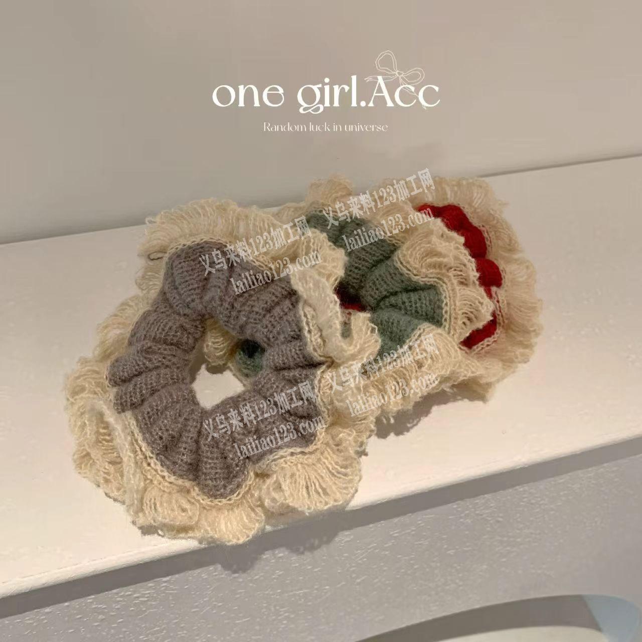 【哪家可以做，钩针编织针织类的发圈订单】