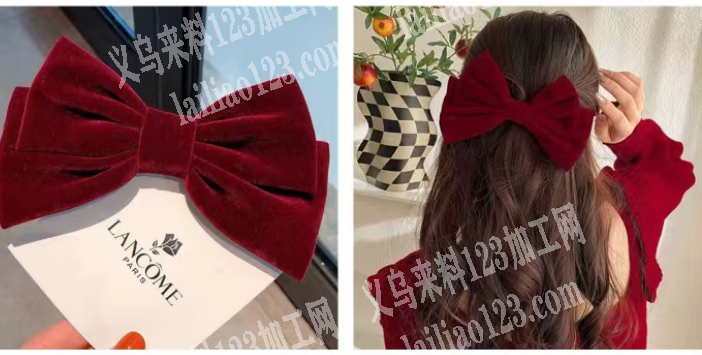 布艺蝴蝶结订单，。如图。寻找专业做的工厂