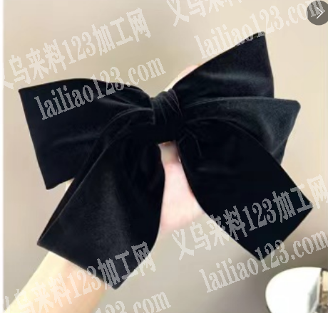 布艺蝴蝶结饰品成品的订单，寻找现货，有订