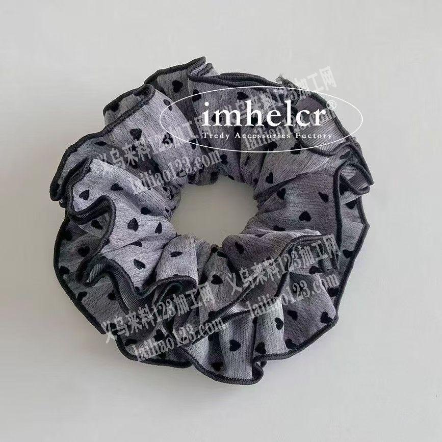 寻找专业布艺发圈的加工厂，请联系详谈，长