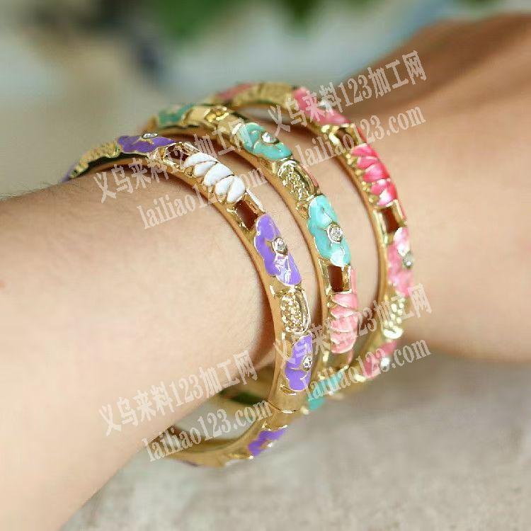 合金景泰蓝手镯订单，如图，寻找专业做景泰