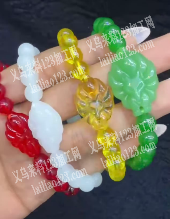 7万条手链穿珠子的手工活外发，如图，寻找