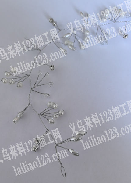 【发外地做】穿珠子扭花的手工活外发，。如