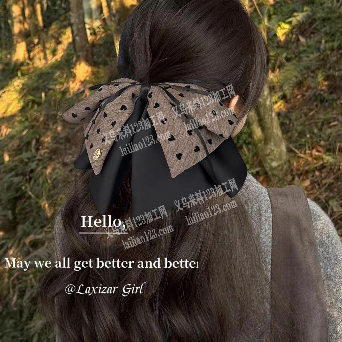 布艺抓夹发夹外发加工，如图马尾夹加工，寻