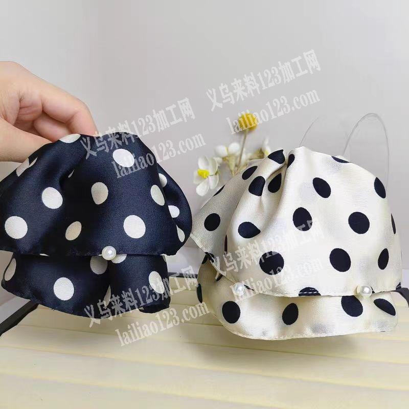 寻找做布艺饰品的加工厂。，如图。布艺抓夹