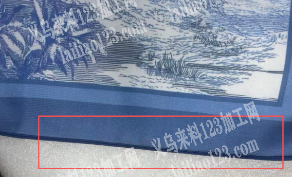 现有方巾卷边外发加工，长期合作，寻找专业