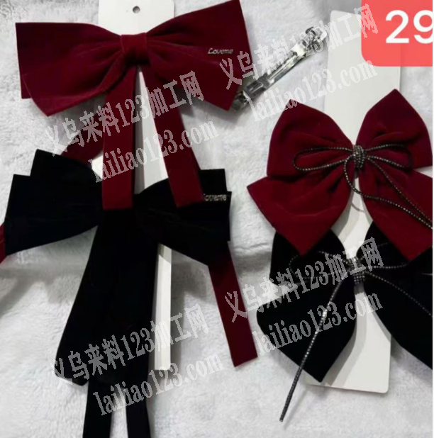 布艺发夹，布艺头饰成品订单，寻找专业做布