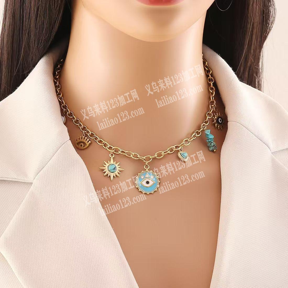 项链挂圈挂配件的手工活外发加工。发外地江