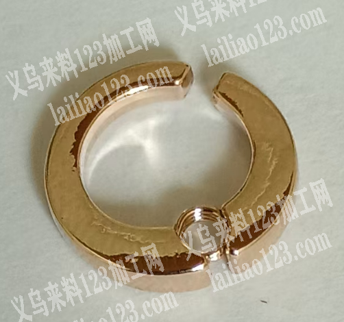 金属耳扣订单，如图，这种耳扣有没有人可以