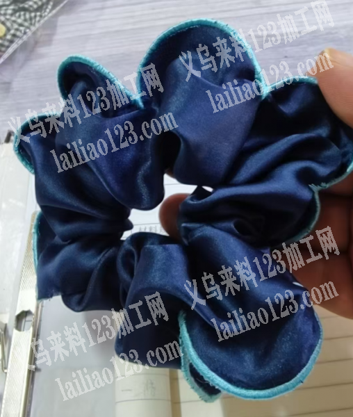 缝纫外发【纯加工】密拷花边花瓣大肠圈|发