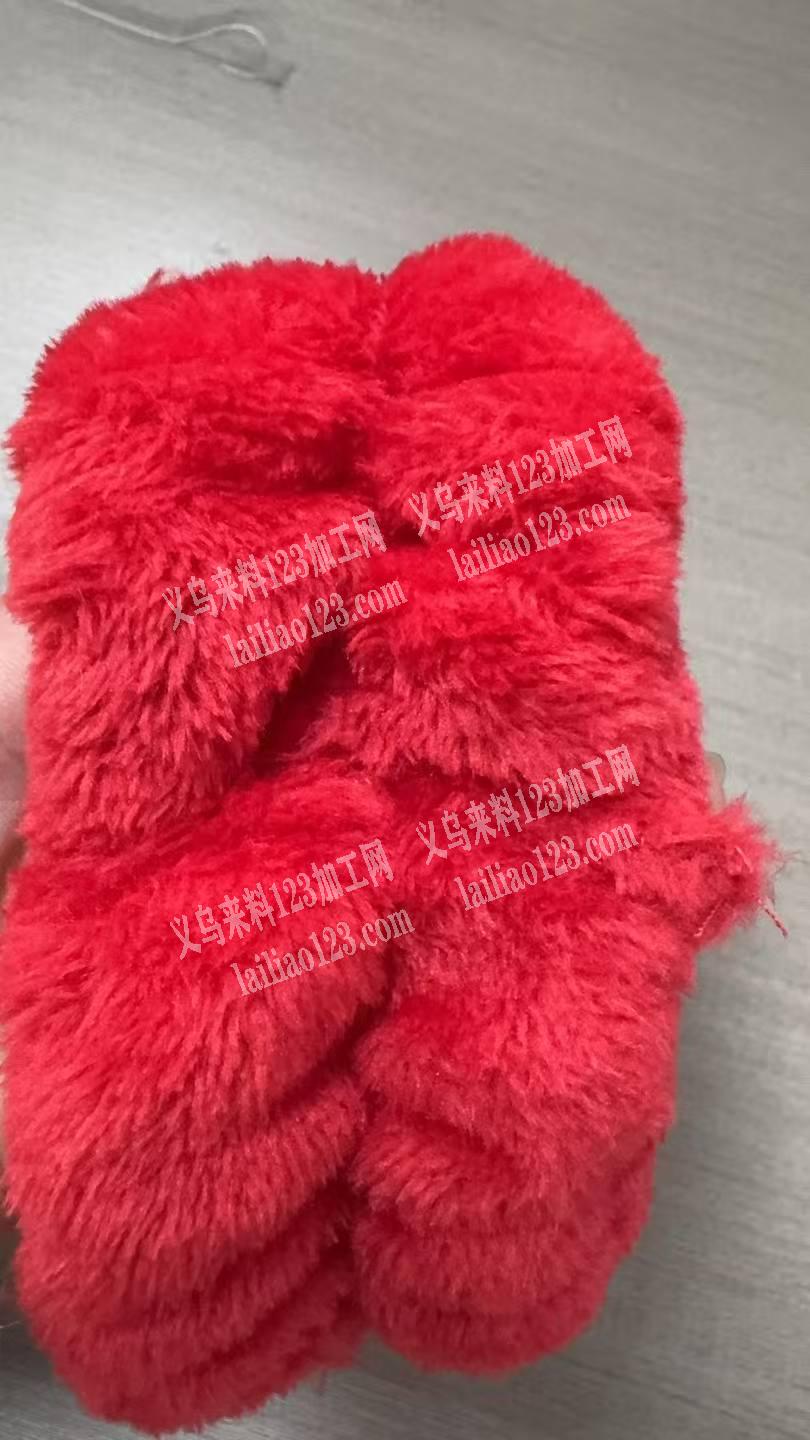 找义乌周边平车厂会做这种接口手腕带的加工