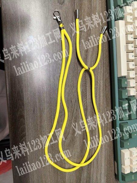 寻找绳子工厂，材质高弹丝+包白芯直径要5