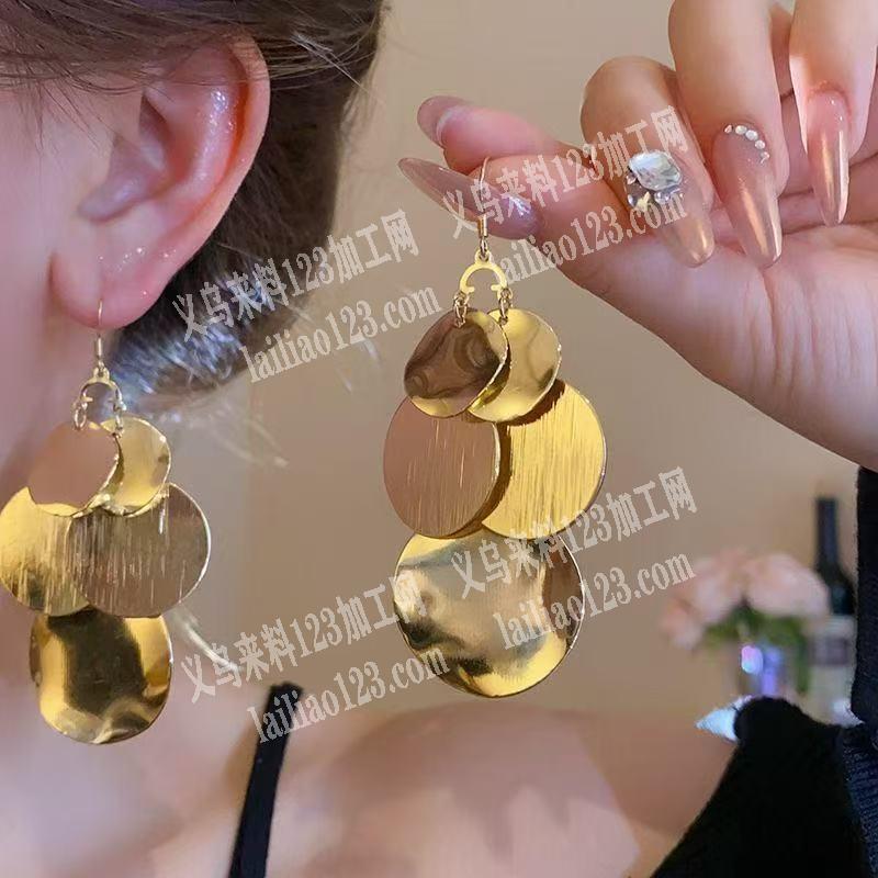 大量手工耳环成品订单【可发外地】，如图，