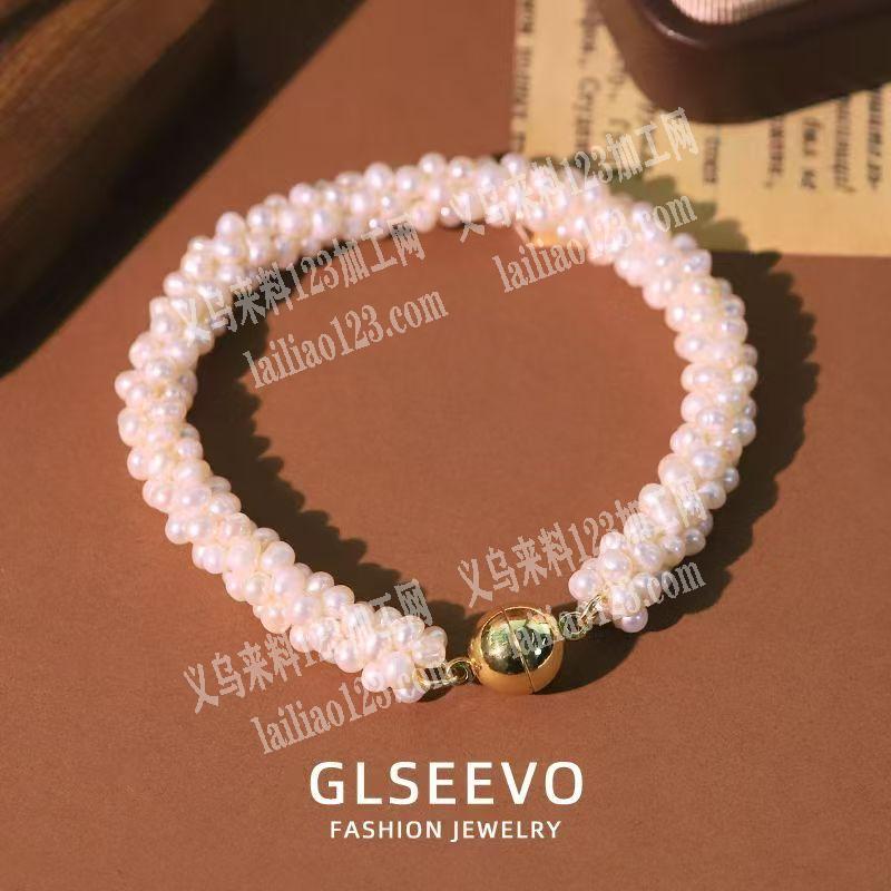 穿珠子钩针的手工活，如图，必须会做的有经