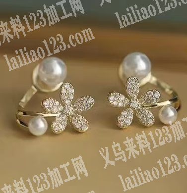 【合金压铸订单】大合金花朵耳环订单，寻找