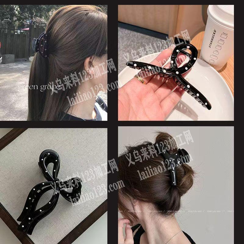 这个飘带塑料爪夹毛坯订单，要这种有钻位的