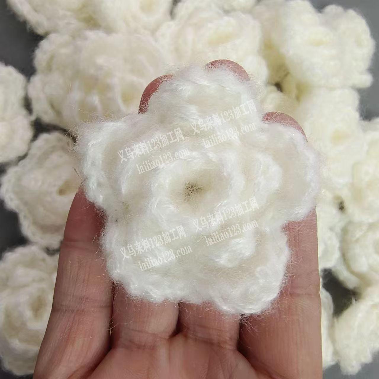 电商老板委托寻找，这个毛线花订单，手工钩