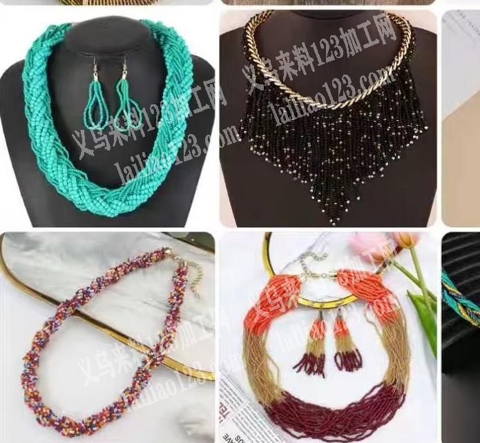 穿米珠编织的手工活外发加工，寻找会做的手