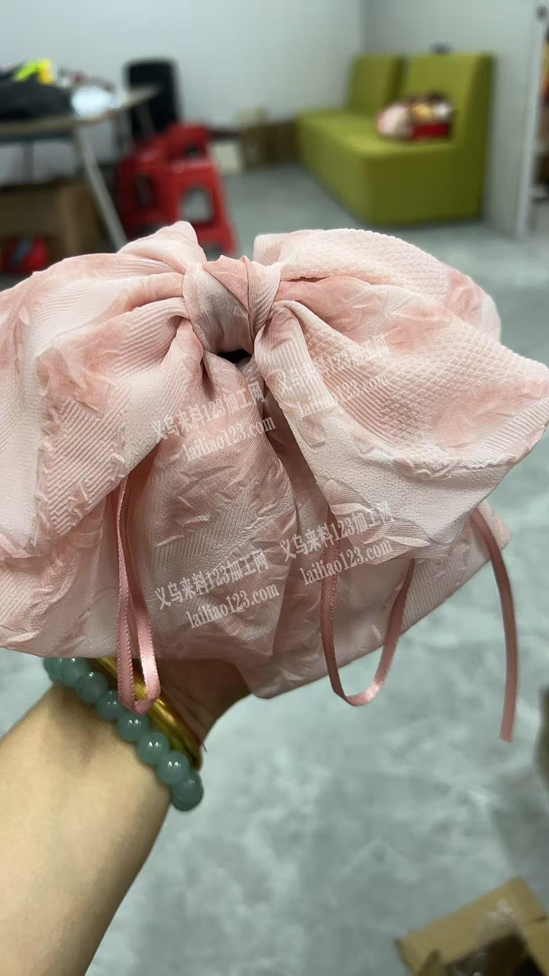 外贸内销订单都有！布艺蝴蝶结头饰订单【商