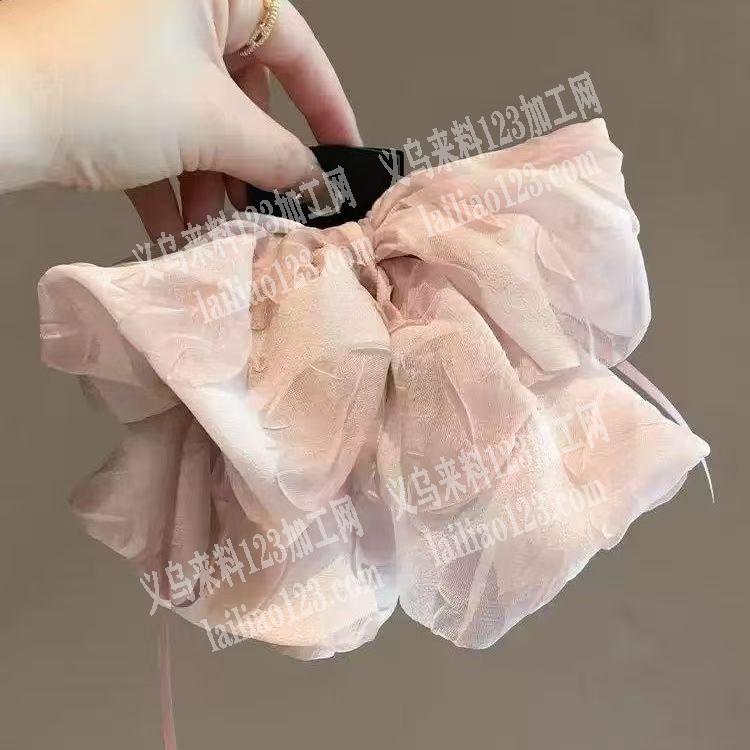 布艺蝴蝶结头饰订单【商贸城店面订单】，头