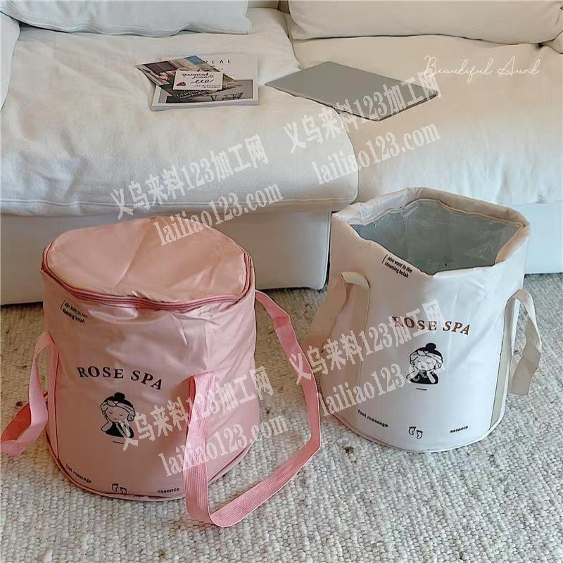 寻找箱包工厂，这个泡脚桶订单外发加工。寻