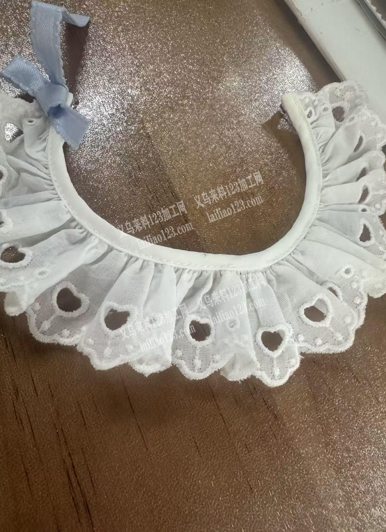 老板委托寻找：这个花边打褶皱外发加工，如