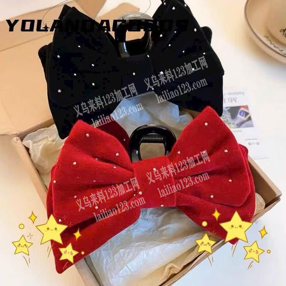 布艺蝴蝶结饰品订单，如图，寻找专业做布艺