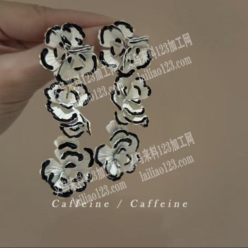 花朵耳饰耳环订单，如图，寻找成品工厂，请