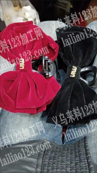 如图布艺蝴蝶结成品订单，寻找成品工厂，请