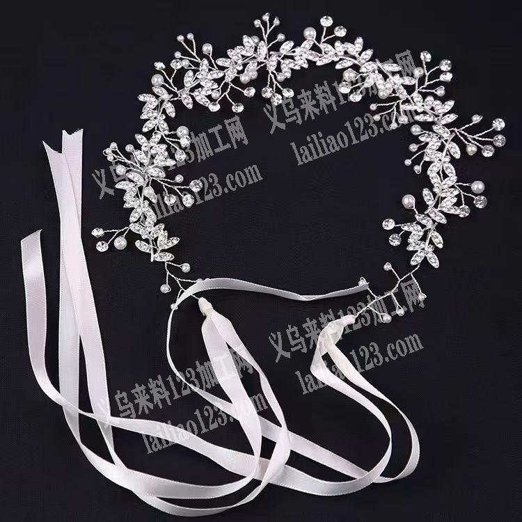 【手工活】马眼扭铜丝的新娘饰品手工外发，