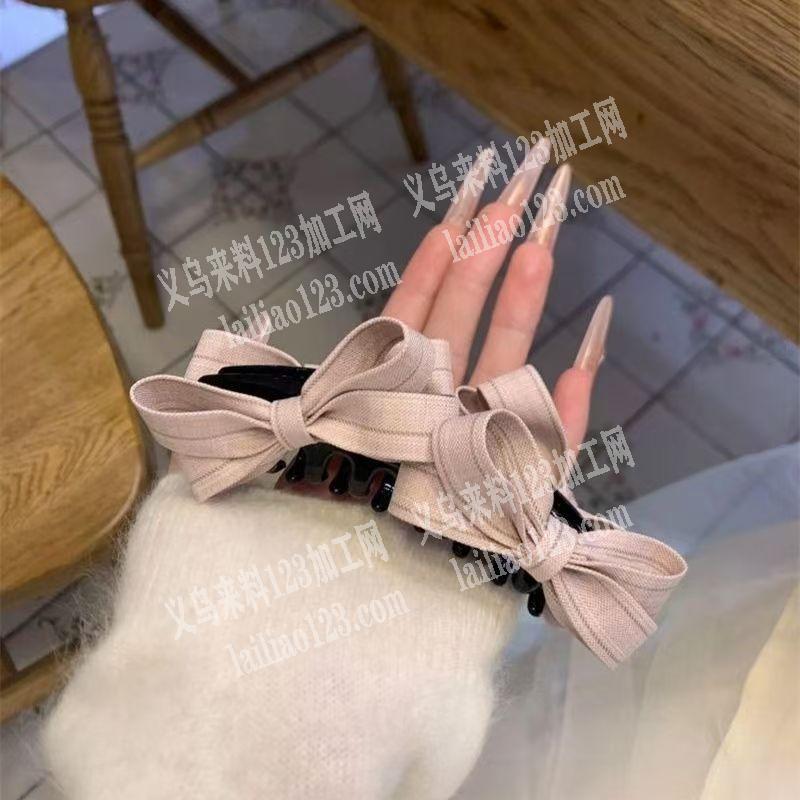 这个布艺蝴蝶结手工活外发，【发河南做】，