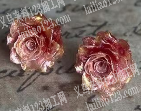 长期合作，玫瑰花耳环订单【量大10万左右