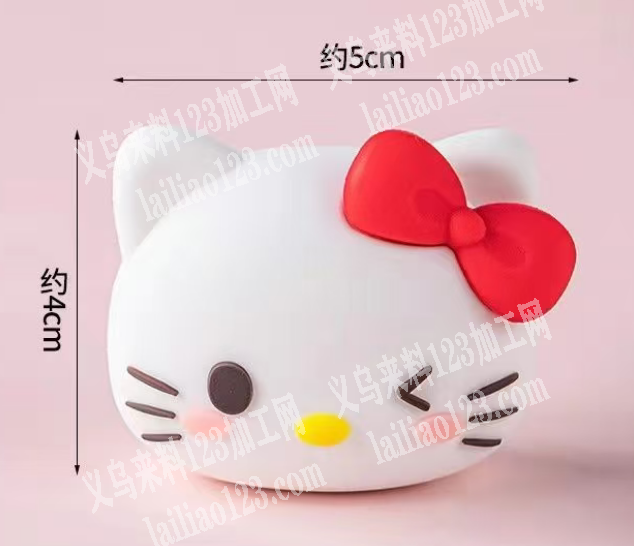 软胶摆件HelloKitty猫头订单，如