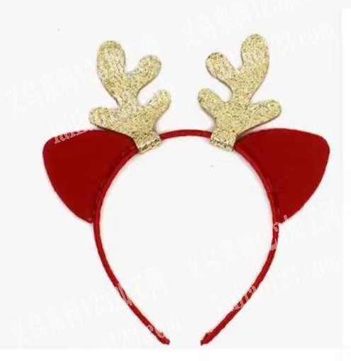 圣诞发箍订单，如图，寻找专业做这个圣诞发