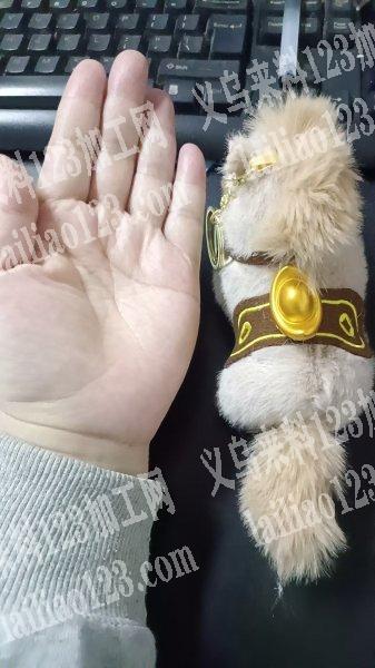 毛绒小马挂件成品订单，如图，寻找专业做这