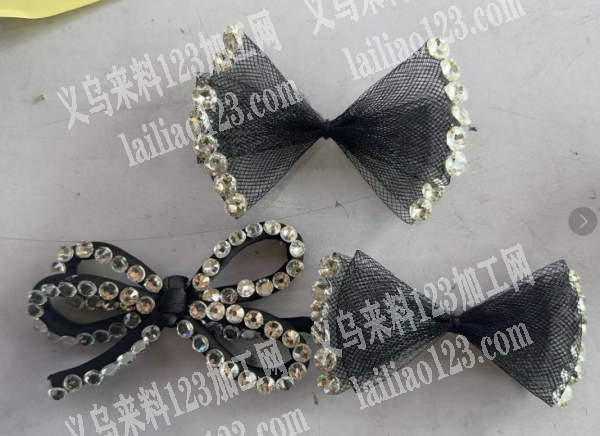 网布布艺头饰上面【点钻外发加工】寻找点钻