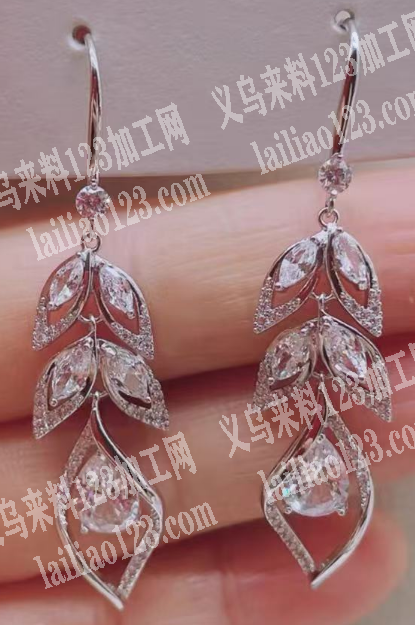 铜饰品半成品订单外发，耳环订单，材质铜的