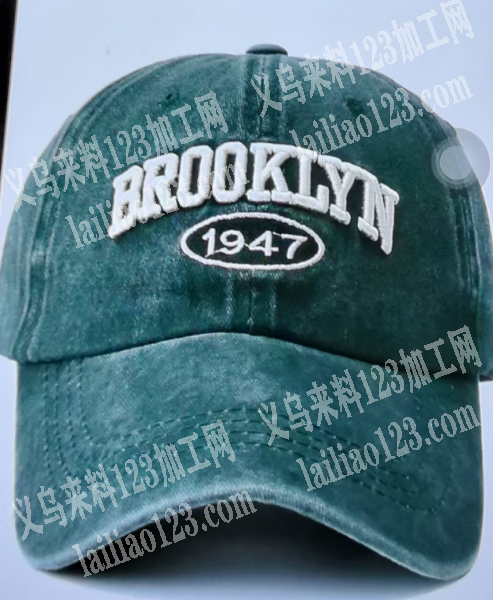 商贸城寻找绣花的。帽子绣花外发加工，如图