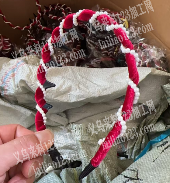 【手工活外发】发箍绕布条绕绳子的手工活外