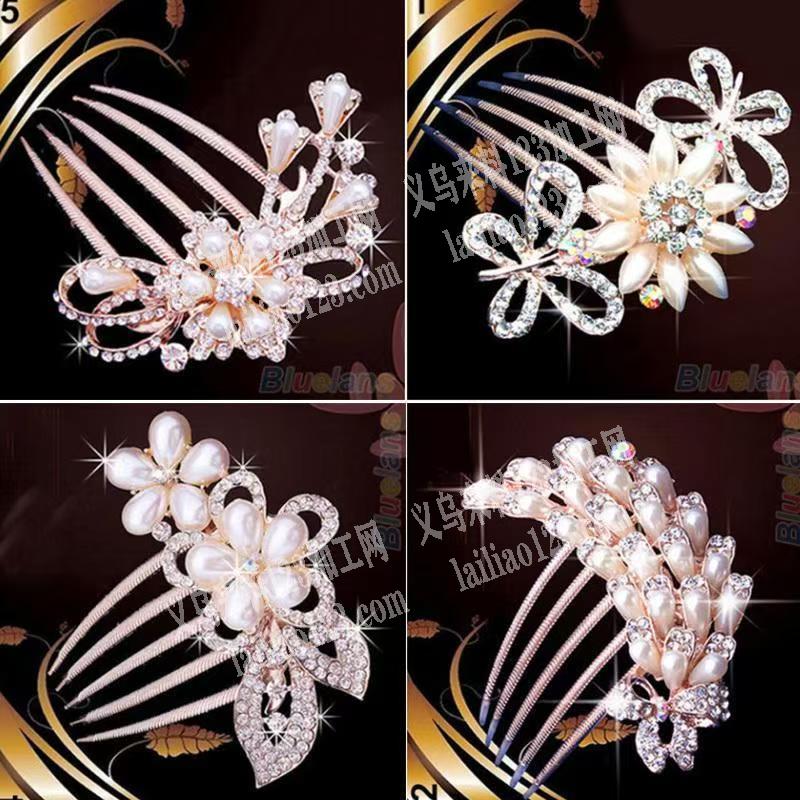 合金发梳饰品成品订单，如图，寻找成品工厂