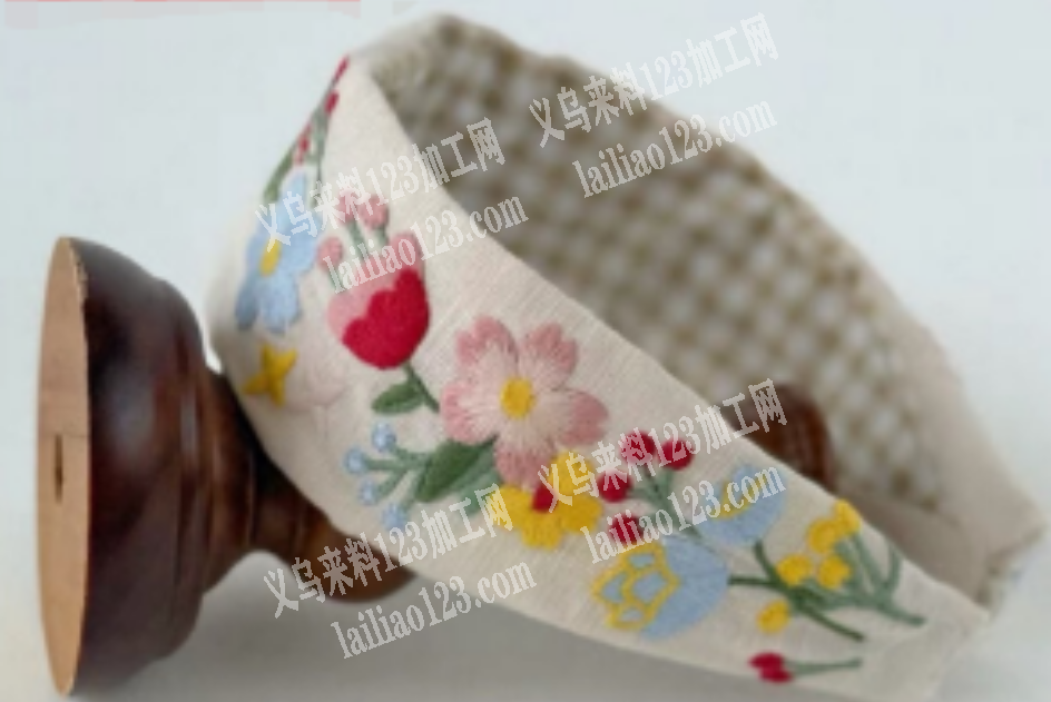 发箍订单，如图，刺绣的发箍订单，寻找专业