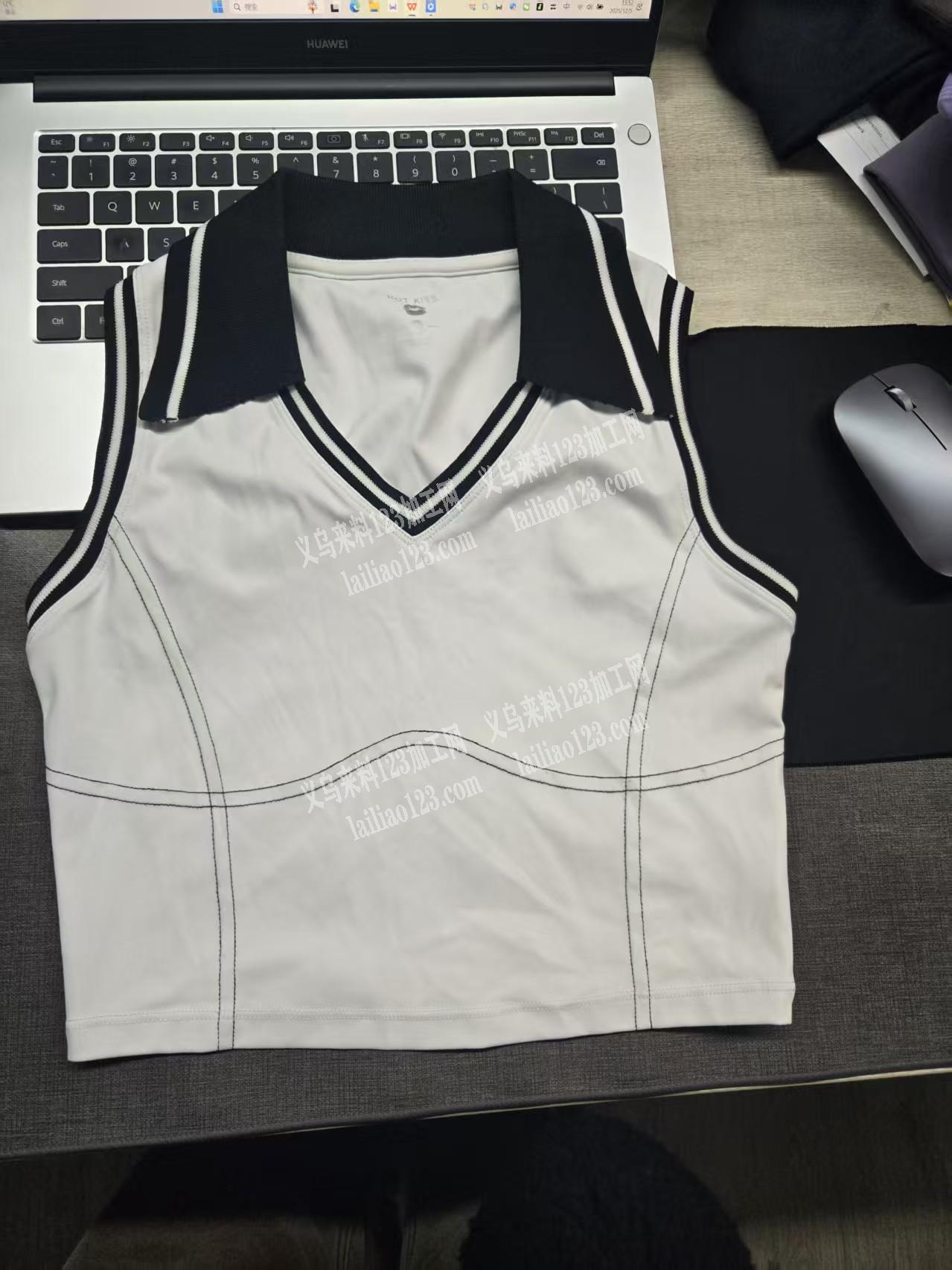 如图无袖背心订单，寻找专业做这个服装的工