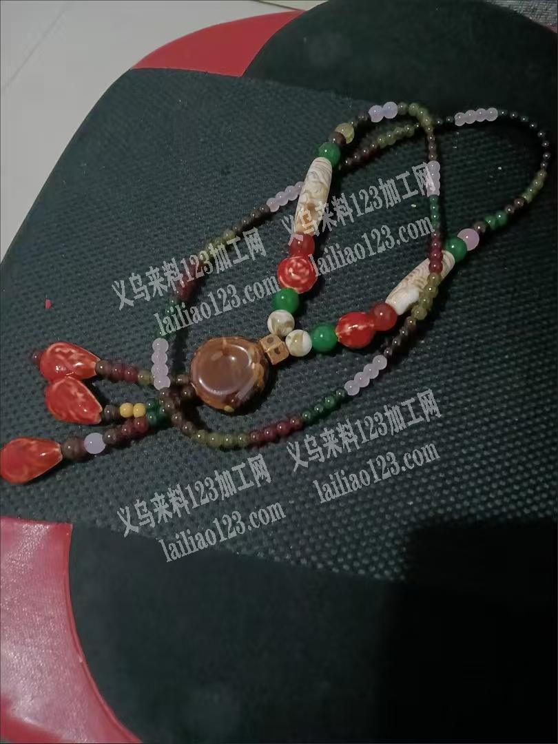 串珠项链成品订单，寻找成品工厂，有意者，