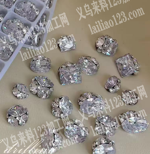 点钻外发【点这个】长期有如图美甲的堆钻，