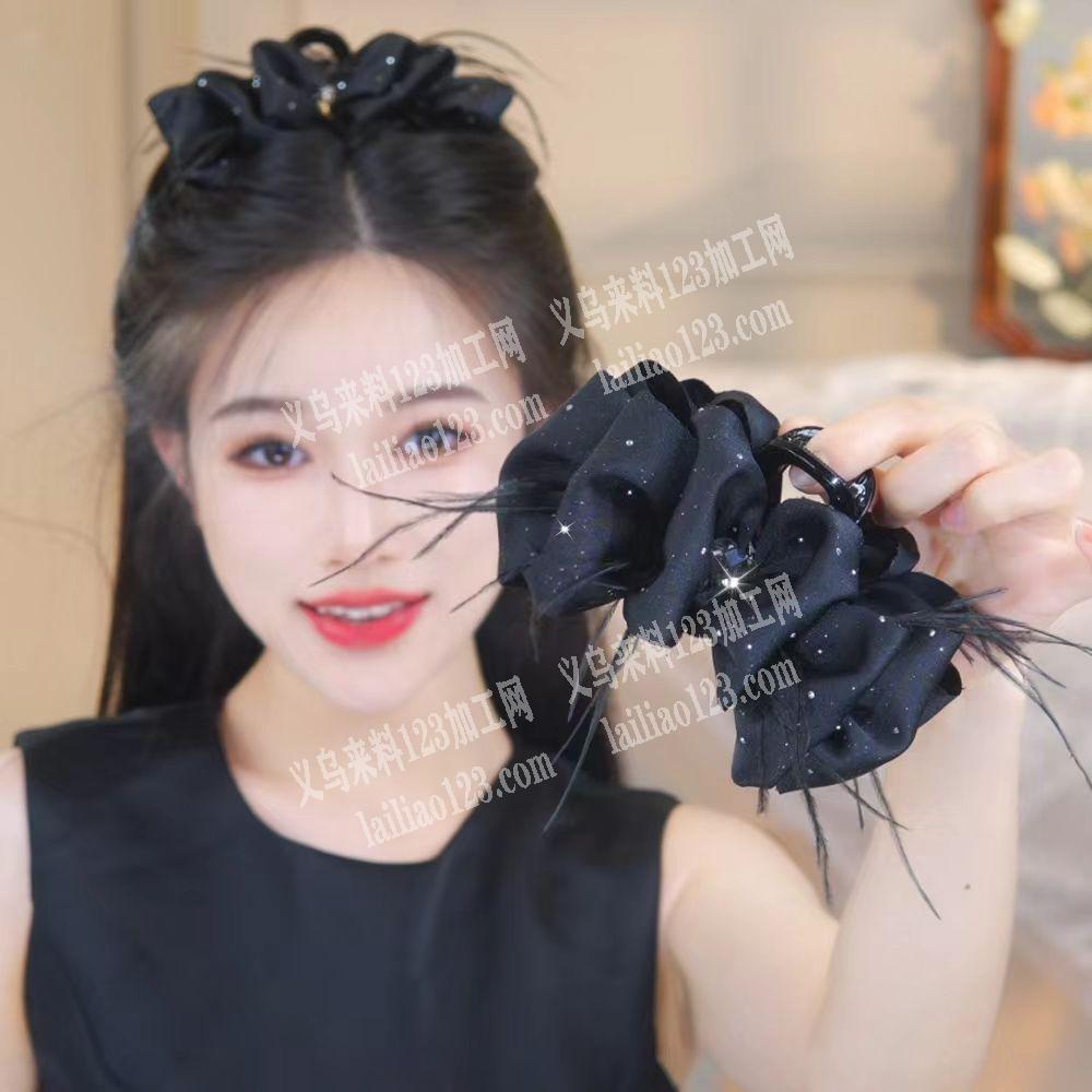 布艺云朵发夹手工活外发，发义乌周边，发东