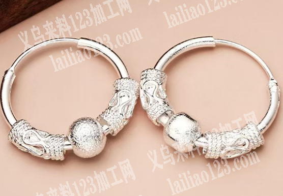 银材质的耳环订单，找这款针是银材质，或者