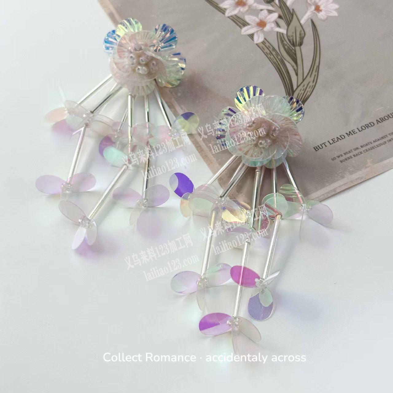 手工成品耳环订单，如图，流苏款式的，寻找